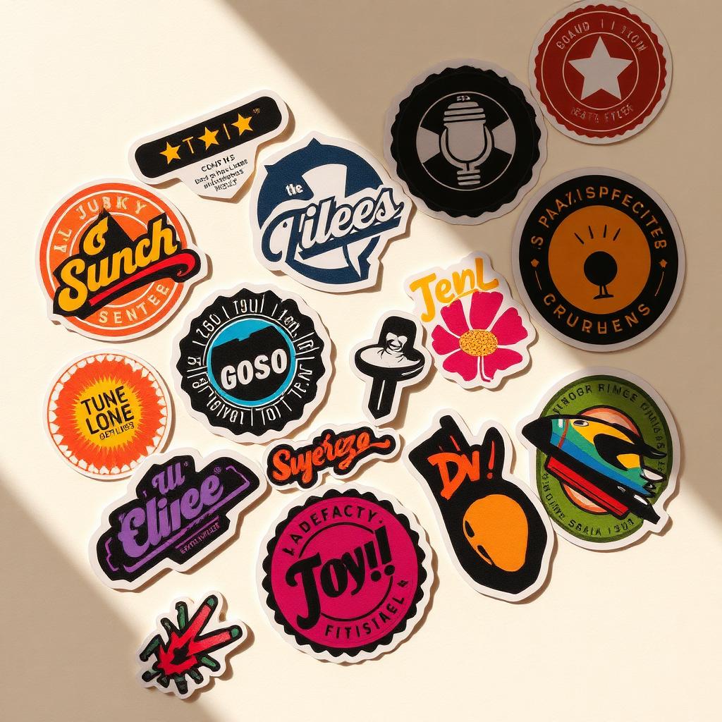 Sticker Retro Mix